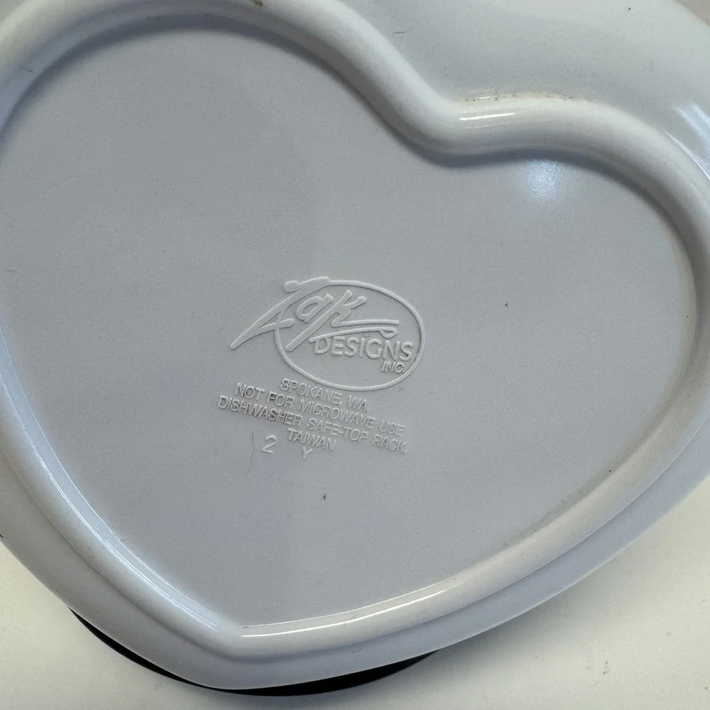 1990s Barbie & Puppy Plate & Bowl Set Zak‎ Designs Melamine Kids Dinnerware